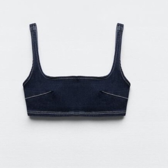 NWT Zara Dark Blue Bra size L - Picture 9 of 11